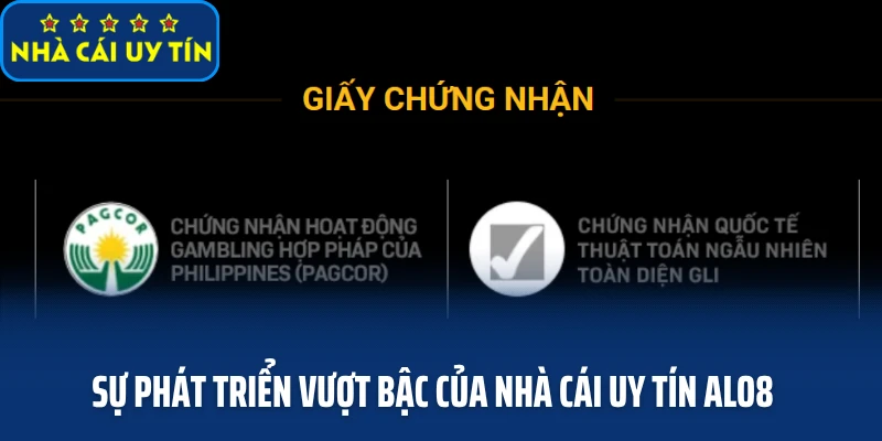Sự phát triển vượt bậc của nhà cái uy tín ALO8